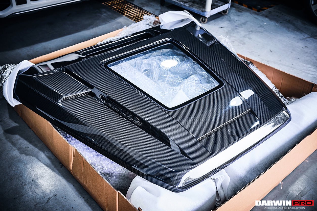 2019 - 2023 Mercedes Benz W464 G-Class G Wagon G500 & G550 & G63AMG IMP Performance Partial Carbon Fiber Hood