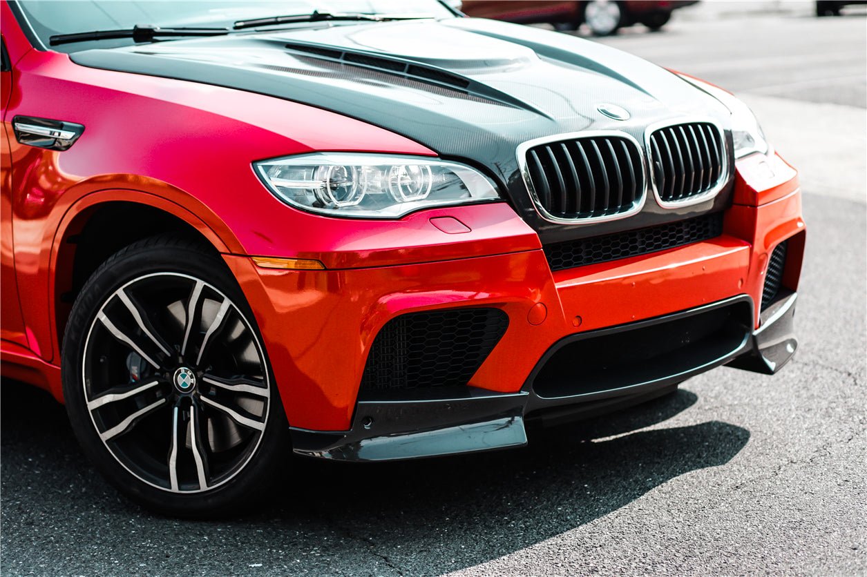 2009-2014 BMW E70 E71 X5M X6M AK Style Carbon Fiber Front Lip