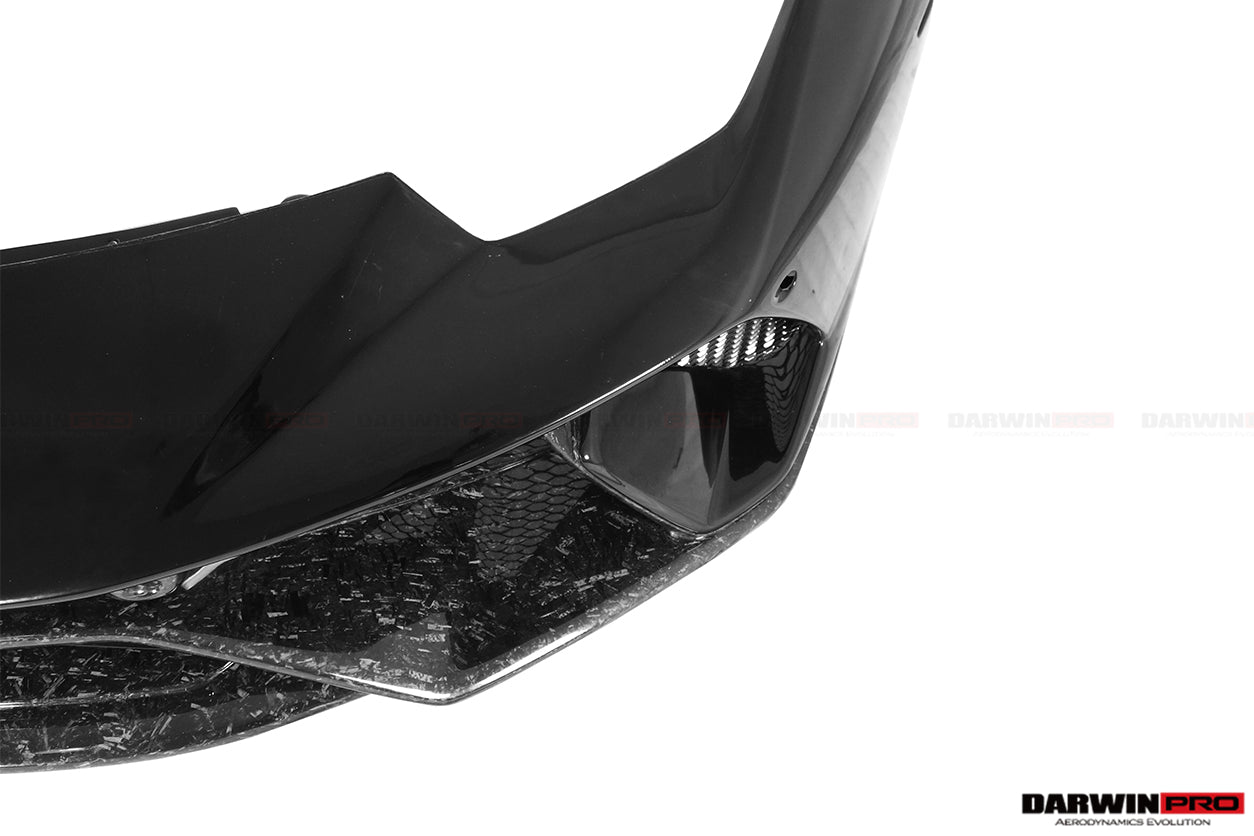 2015 - 2025 Lamborghini Huracan LP610 & LP580 & EVO & Tecnica Performante Style Partial Carbon Front Bumper