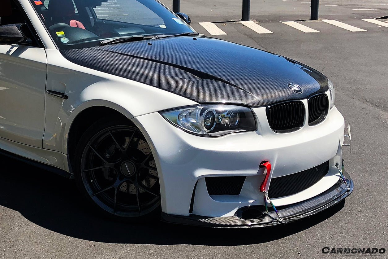 2008-2013 BMW 1 Series E82 E88 1M RZ Style Carbon Fiber Hood