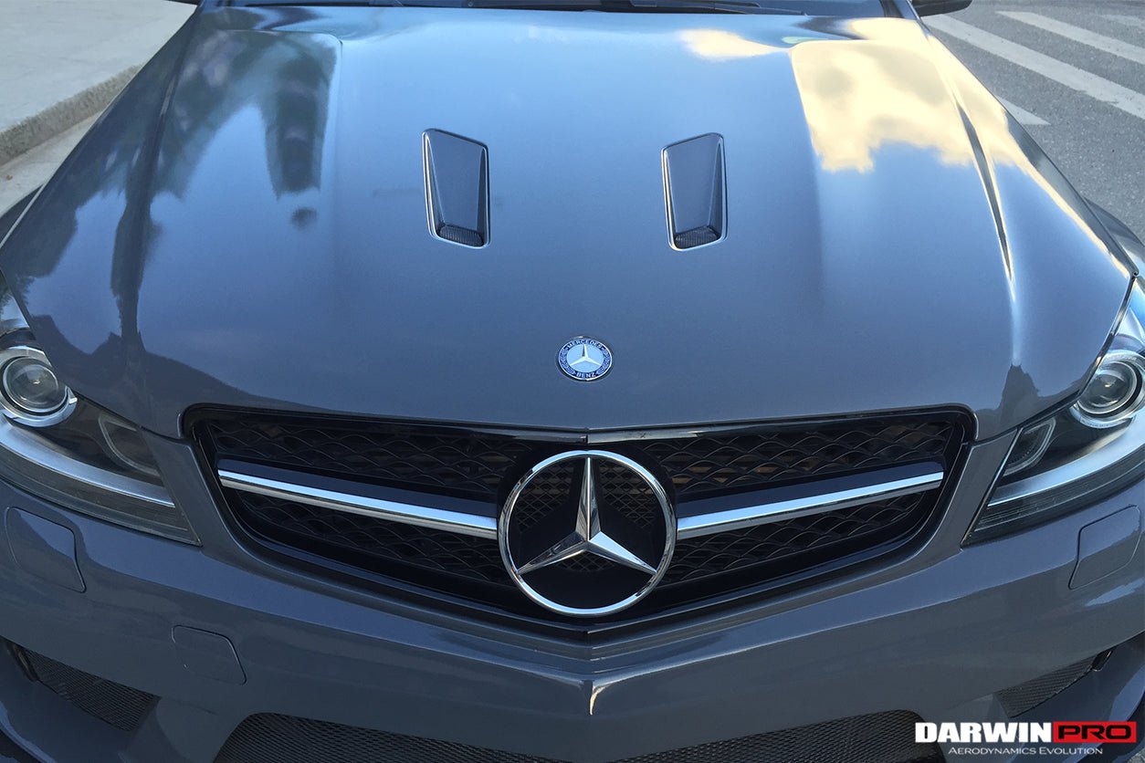 2012 - 2014 Mercedes Benz W204 C Class BKSS Style Hood (Not Fit AMG)
