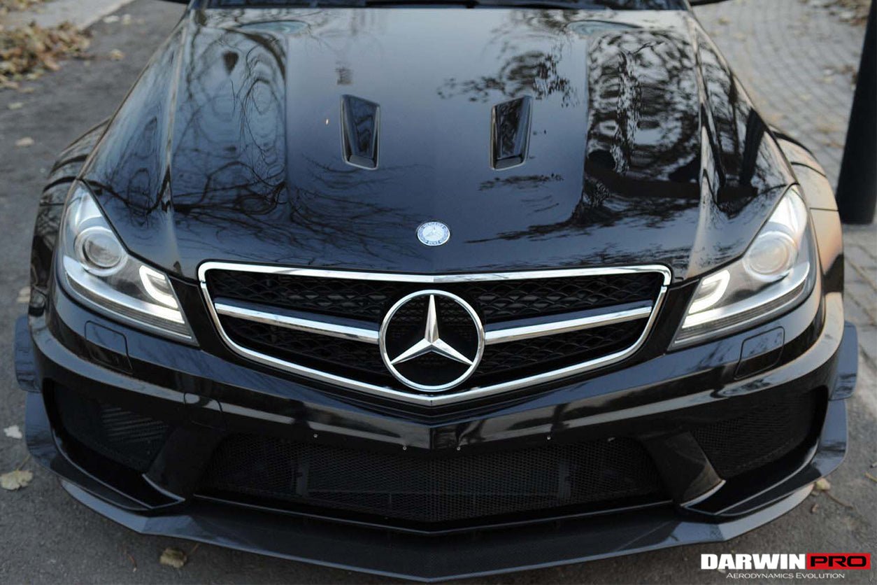 2012 - 2014 Mercedes Benz W204 C Class BKSS Style Hood (Not Fit AMG)