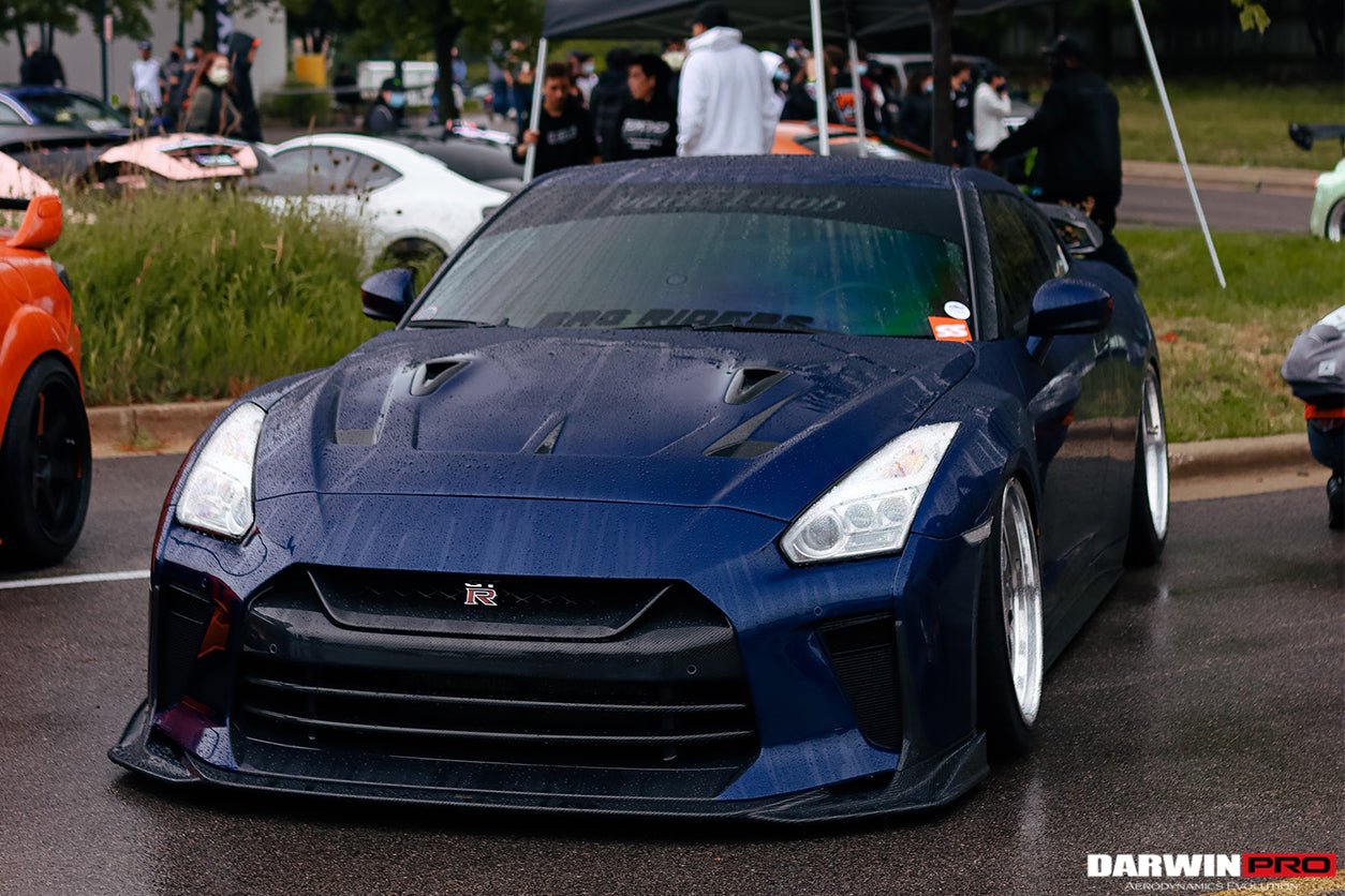 2008 - 2022 Nissan GTR R35 CBA & DBA & EBA BKSSII Style Carbon Fiber Hood
