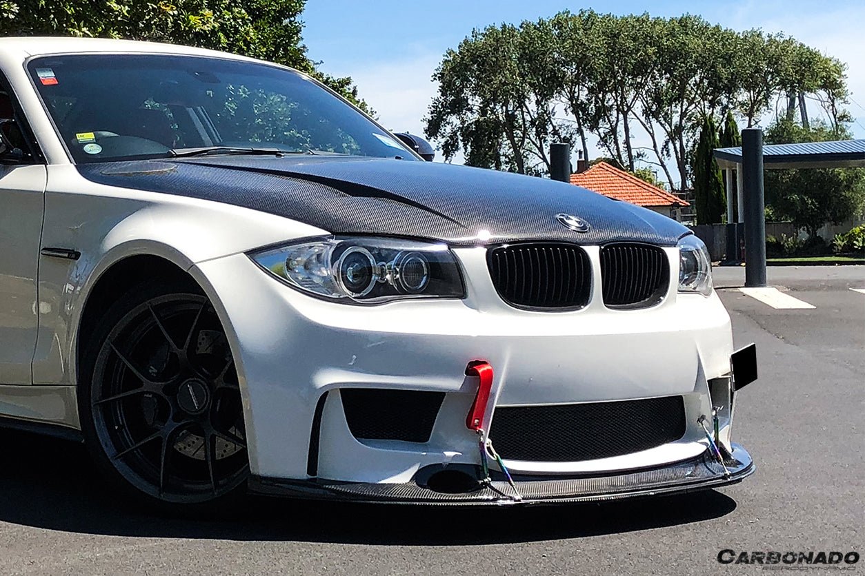 2008-2013 BMW 1 Series E82 E88 1M RZ Style Carbon Fiber Hood