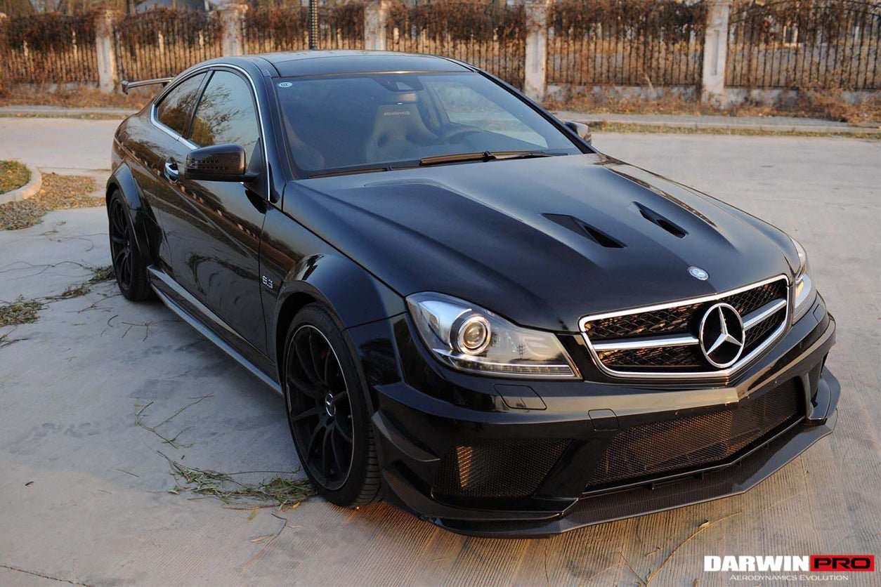 2012 - 2014 Mercedes Benz W204 C Class BKSS Style Hood (Not Fit AMG)