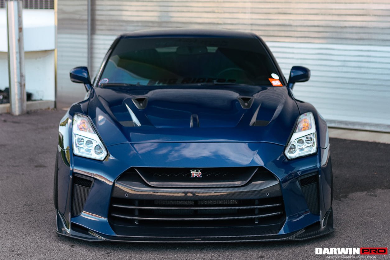 2008 - 2022 Nissan GTR R35 CBA & DBA & EBA BKSSII Style Carbon Fiber Hood