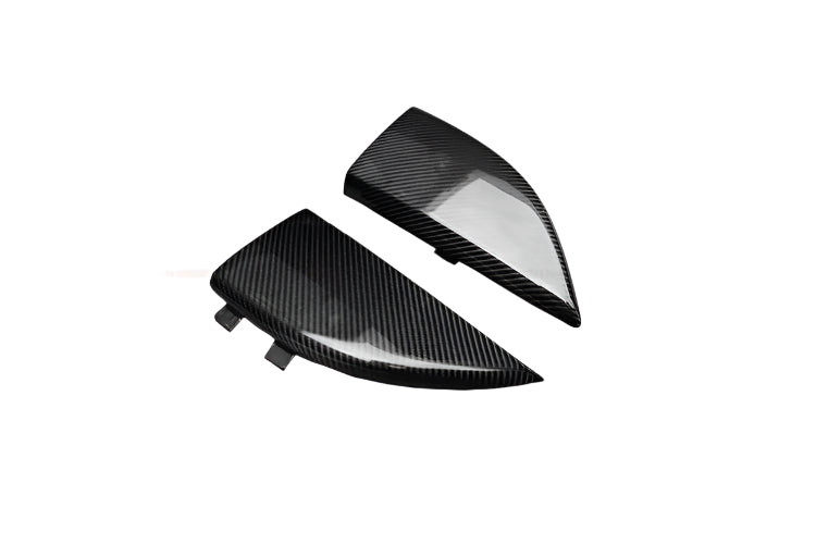 2014 - 2021 Mercedes Benz C217 S63/S65 AMG Coupe Carbon Fiber Rear Bumper Caps