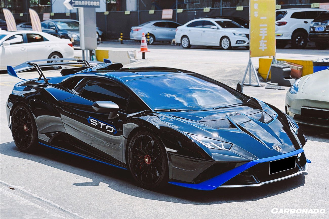 2021 - 2024 Lamborghini Huracan STO Dry Carbon Fiber Trunk Spoiler Wing Plate