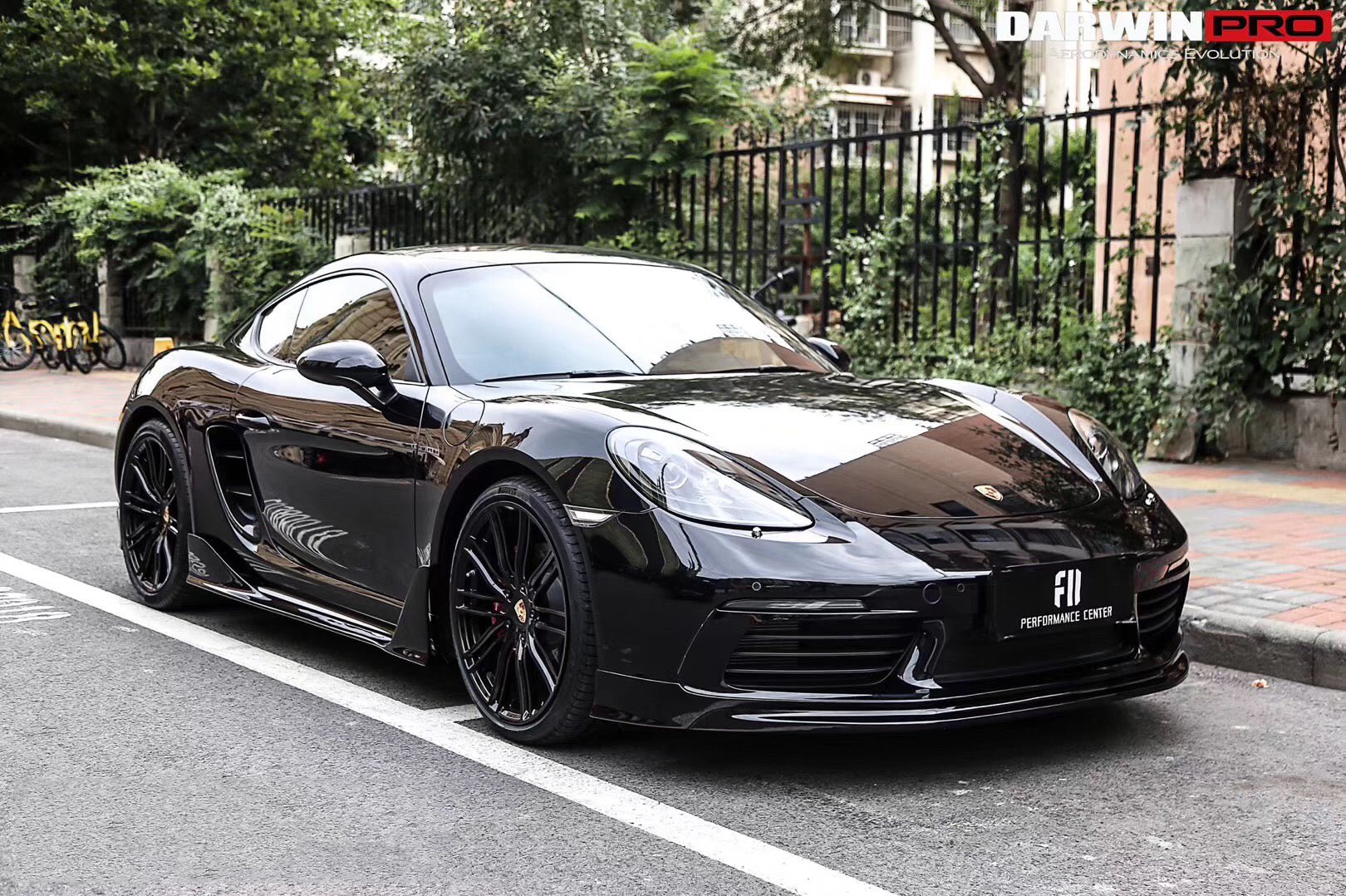 2016 - 2024 Porsche 718 Cayman & Boxster BKSS Style Carbon Fiber Front Lip