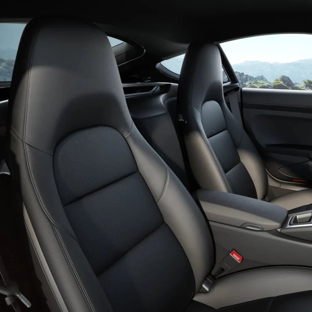 Porsche 718 Cayman 982 Custom Leather Seat Covers 2017-Up