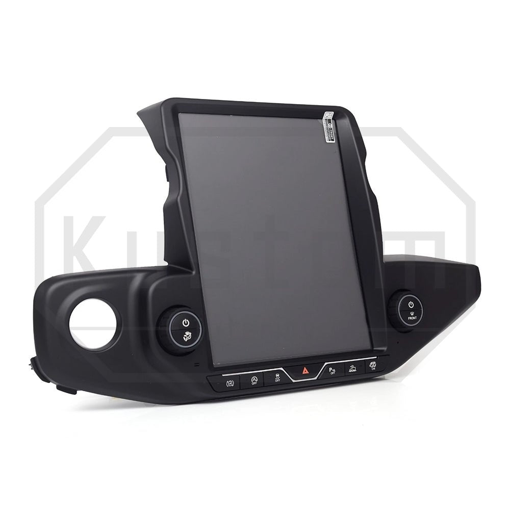 Jeep Wrangler JL 12.1 Inch Vertical Touchscreen CarPlay Infotainment System 2018-Up