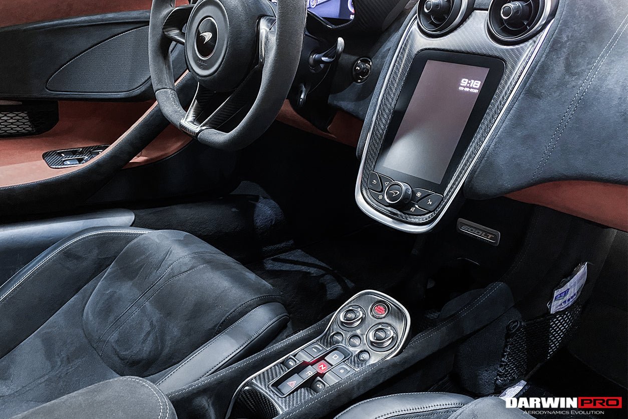2015 - 2021 McLaren 540c/570s/570gt/600lt Dry Carbon Fiber Interiors (6pcs)