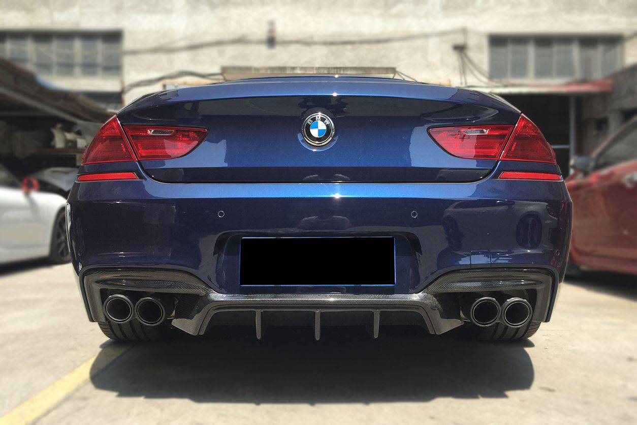 2011-2018 BMW 6 Series F06 F12 F13 M-Sport VRS Style Carbon Fiber Rear Lip (MT ONLY) - Carbonado