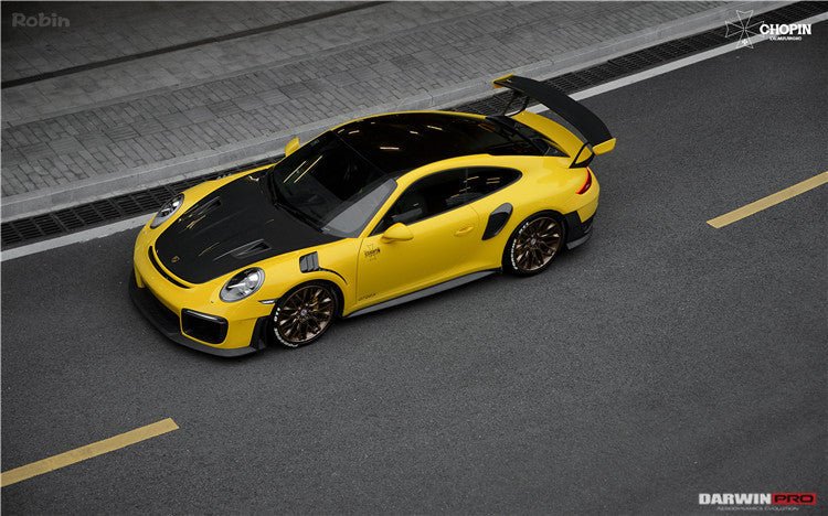 2012 - 2015 Porsche 991.1 Carrera/S GT2RS Style Carbon Fiber Side Skirts