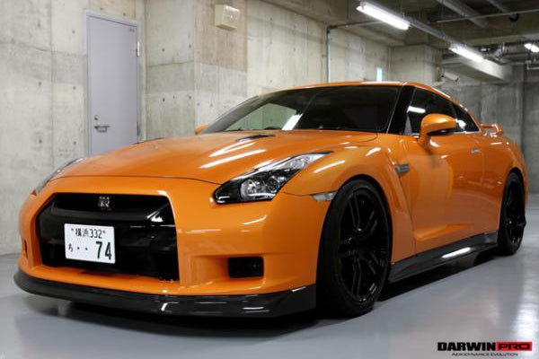 2008 - 2011 Nissan GTR R35 CBA ZEL Style Carbon Fiber Front Lip