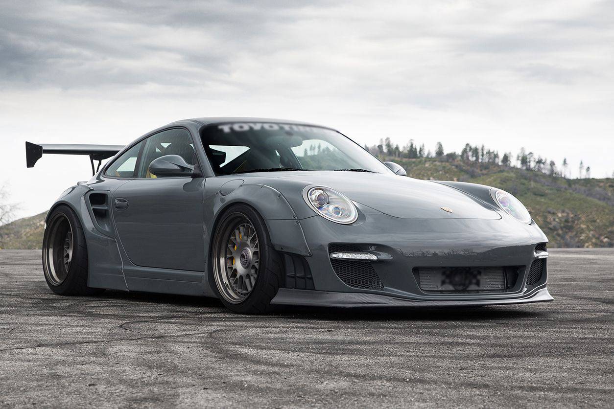 2009-2012 Porsche 911 997.2 TurboS 4S DE Style Auto Full Wide Body Kit - Carbonado