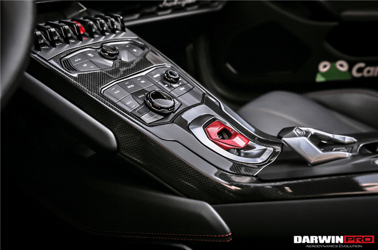 2015 - 2023 Lamborghini Huracan LP610 & LP580 & EVO Autoclave Carbon Fiber Center Console Border Trim