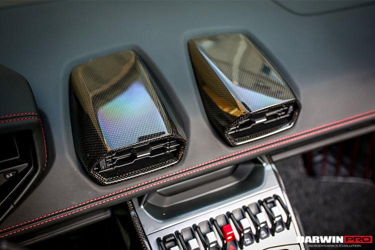 2015 - 2023 Lamborghini Huracan LP610 & LP580 & EVO Autoclave Carbon Fiber AC Panel Trim
