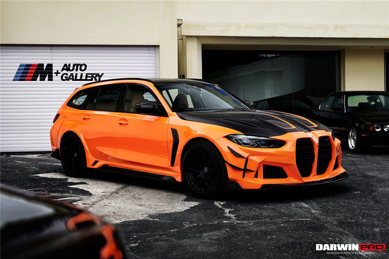 2021-UP BMW M3 G80 G81 BKSSII Style Front Bumper and Front Fender and Side Skirts