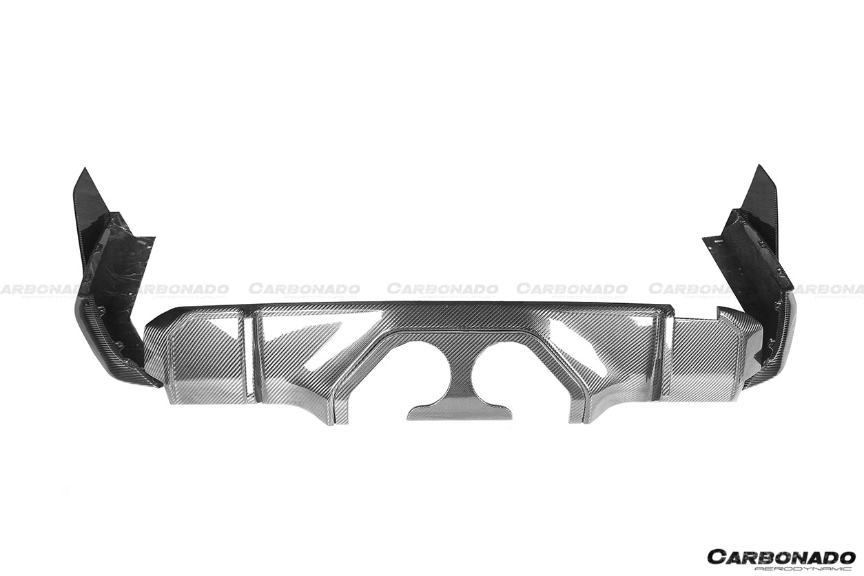 2021-2025 BMW M4 G82 G83 MP Style Dry Carbon Fiber Middle Rear Lip with Winglets