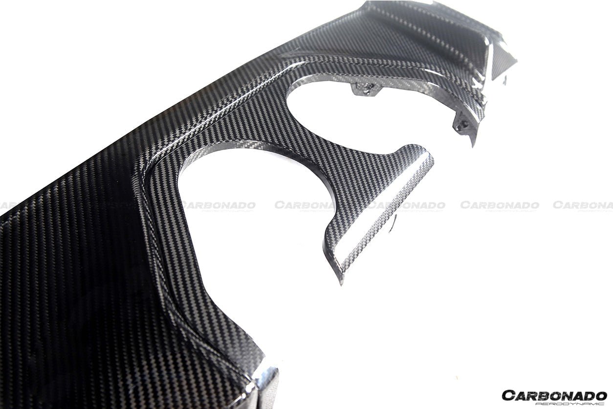 2021-2025 BMW M3 G80 MP Style DRY Carbon Fiber Middle Rear Lip with Winglets