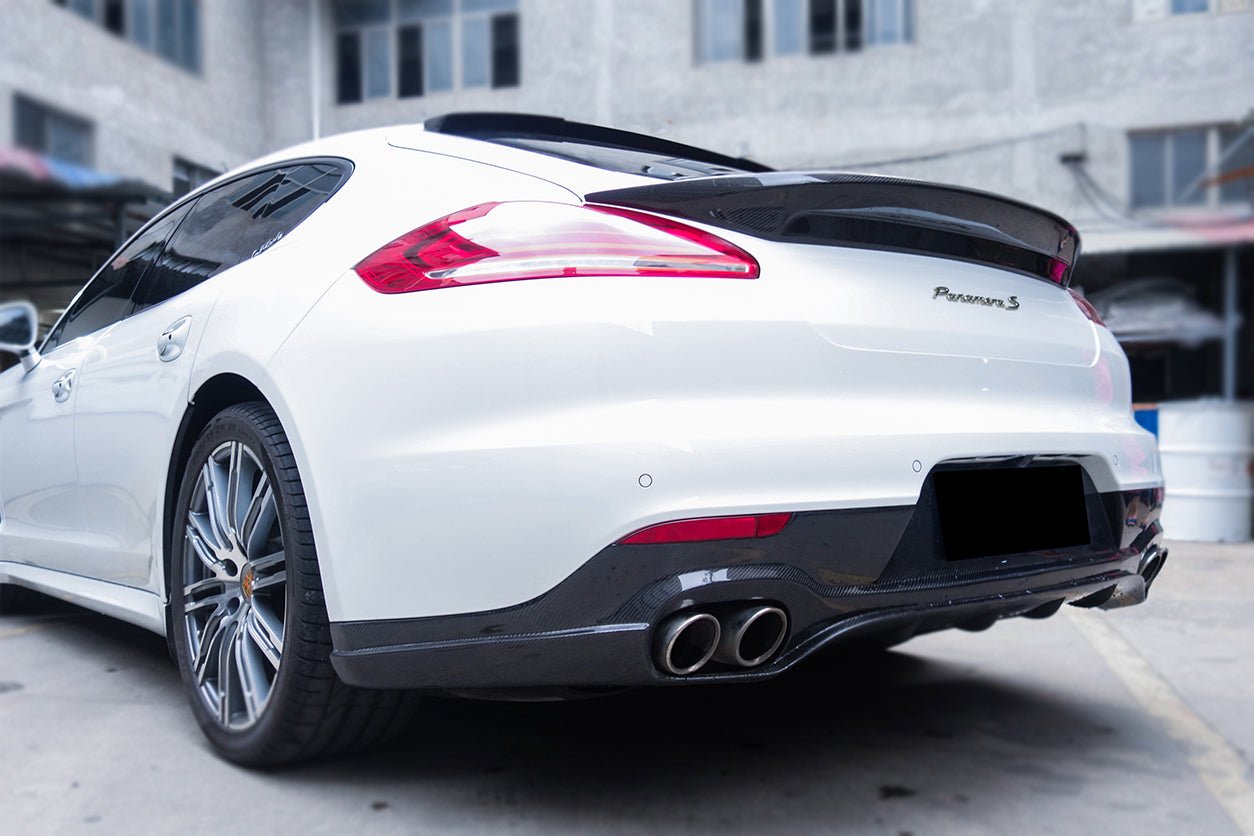 2013 - 2016 Porsche Panamera 970.2 GMT Style Carbon Fiber Rear Diffuser