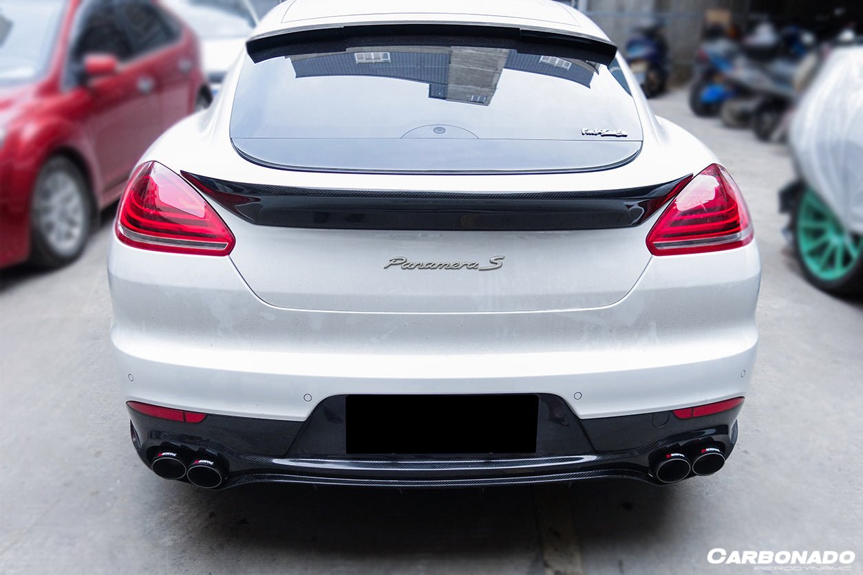 2013 - 2016 Porsche Panamera 970.2 GMT Style Carbon Fiber Rear Diffuser