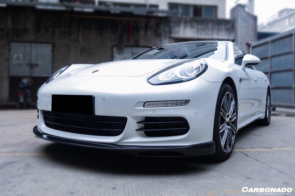 2013 - 2016 Porsche Panamera 970.2 GMT Style Carbon Fiber Front Lip