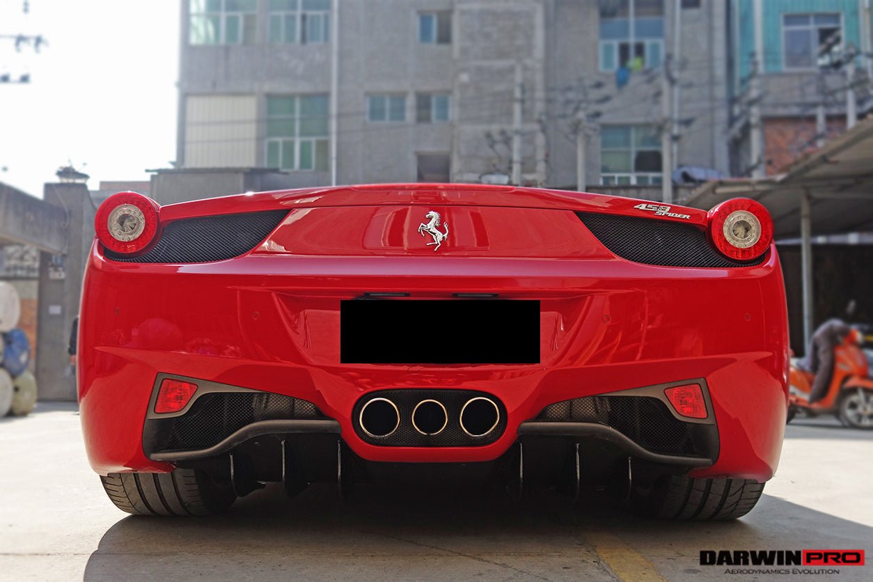 2010 - 2015 Ferrari 458 Coupe/Spyder Carbon Fiber Rear Diffuser