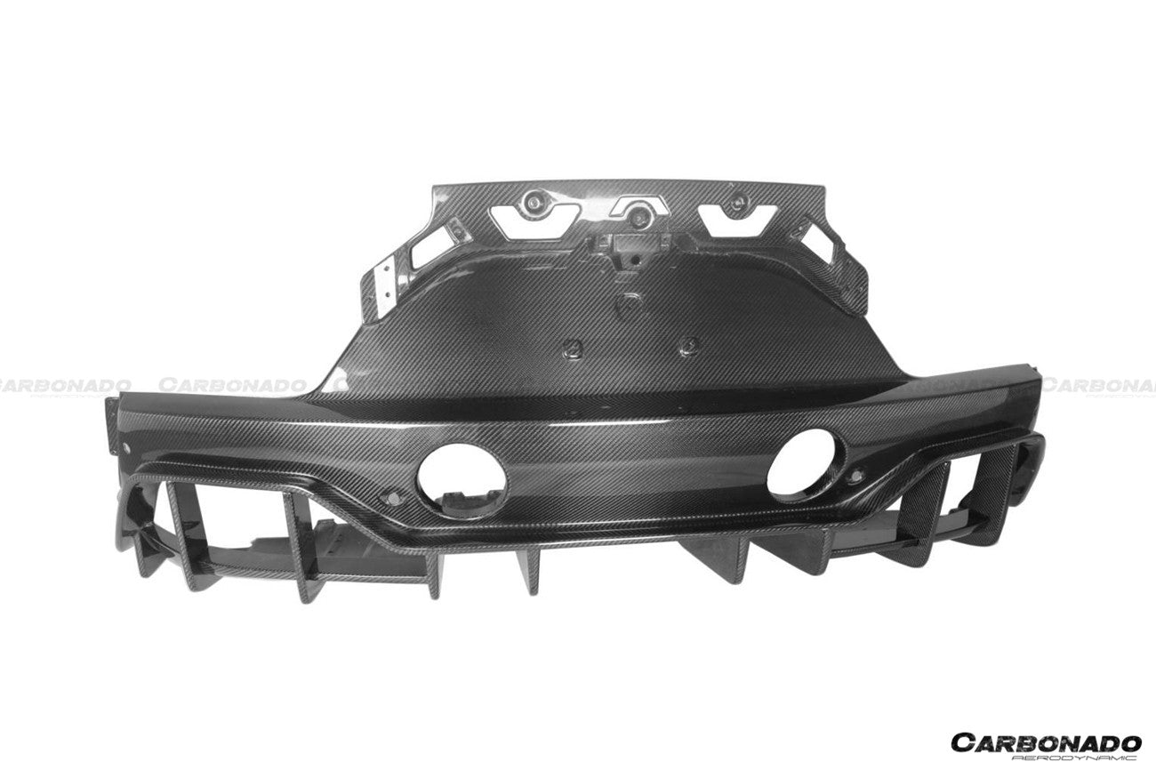 2020 - 2024 Maserati MC20 SVD Style Dry Carbon Fiber Rear Lip Diffuser