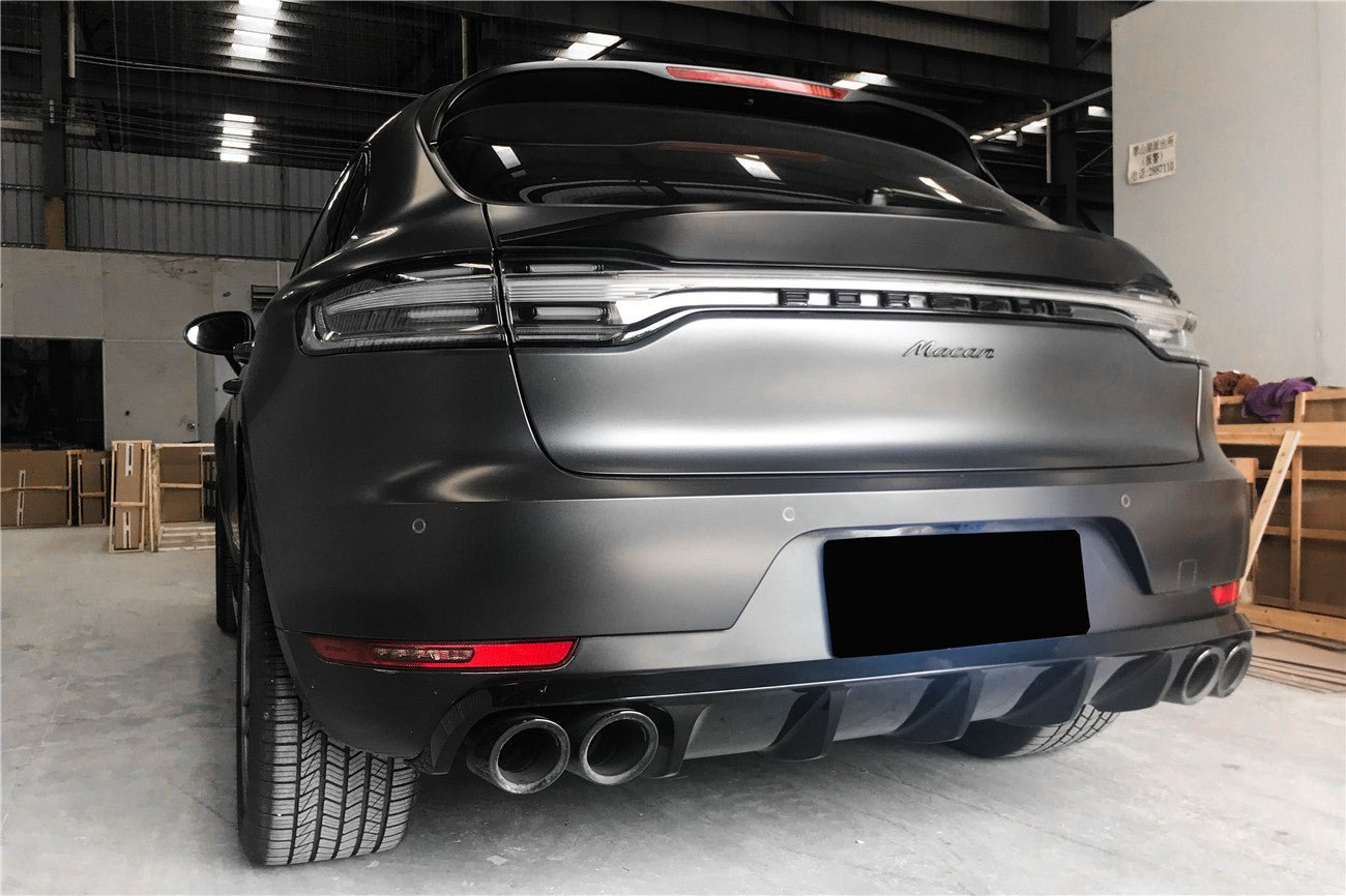 2018 - 2021 Porsche Macan TA Style Carbon Fiber Rear Decklid Spoiler