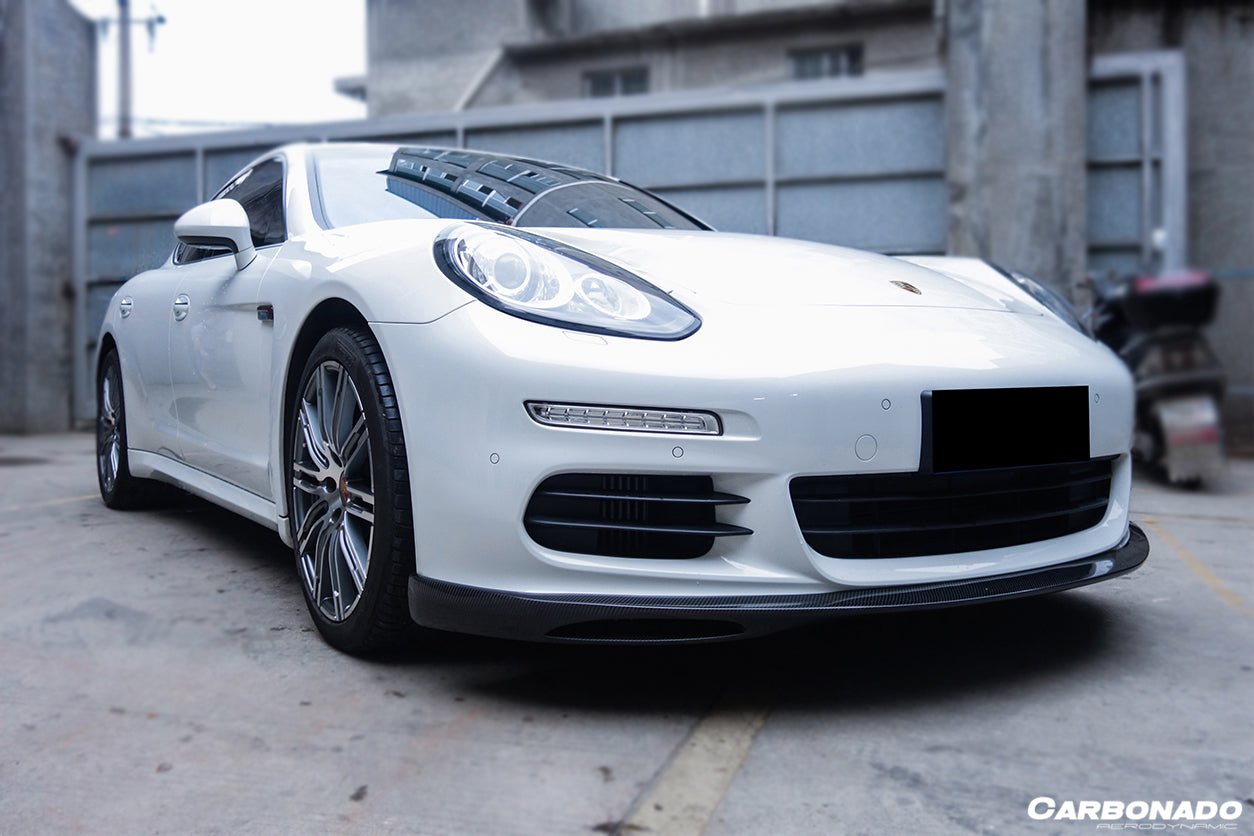 2013 - 2016 Porsche Panamera 970.2 GMT Style Carbon Fiber Front Lip