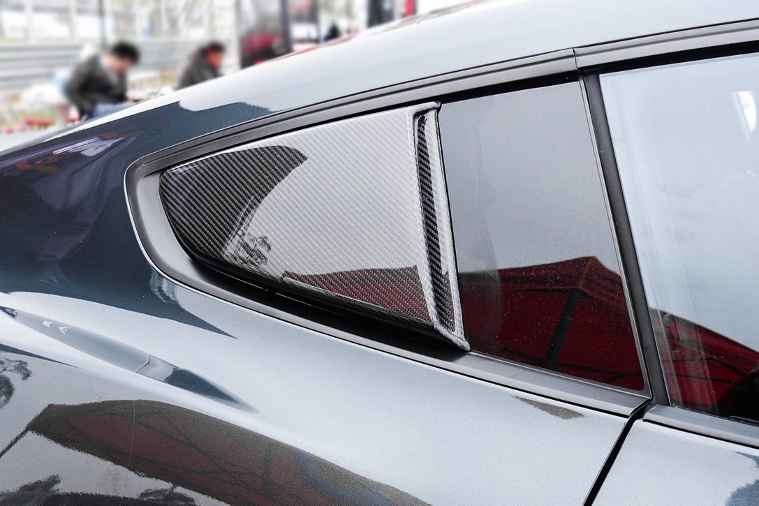 2015 - 2023 Ford Mustang Rsh Style Carbon Fiber Quarter Window Scoops