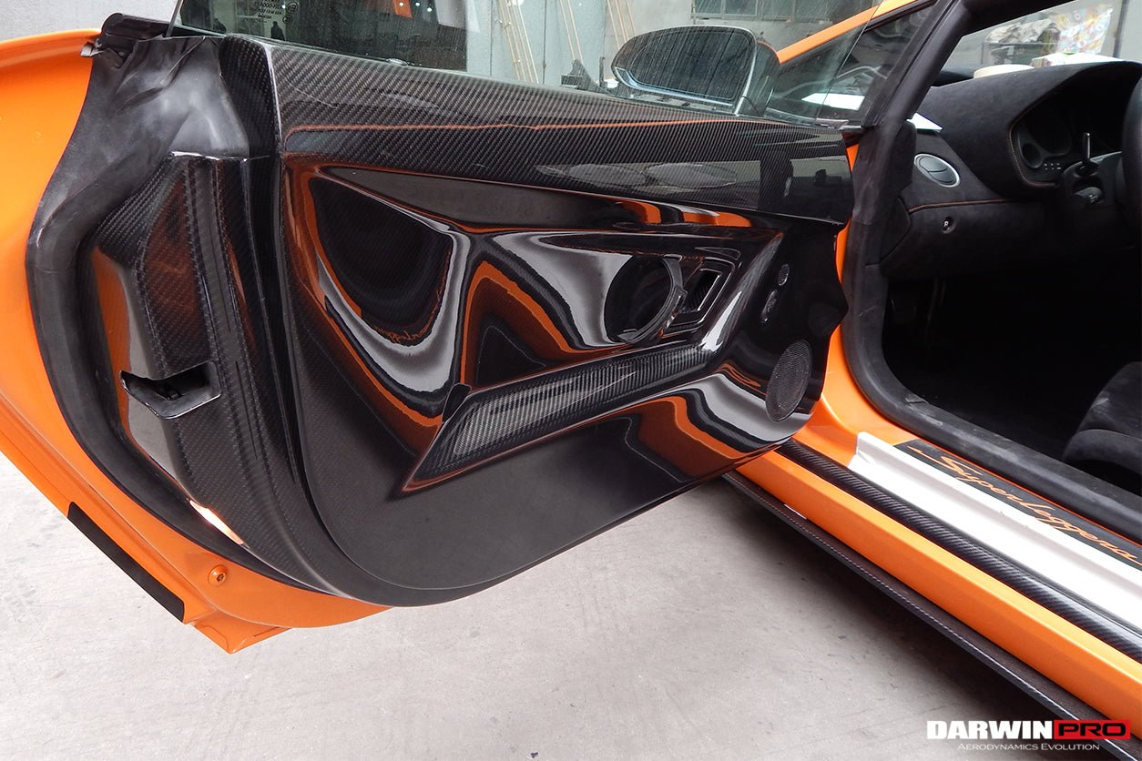 2004 - 2014 Lamborghini Gallardo Coupe Carbon Fiber Inner Door Panels