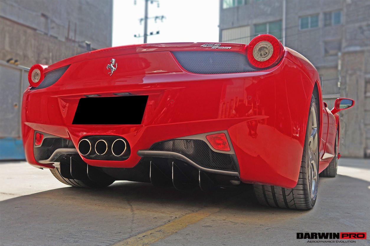 2010 - 2015 Ferrari 458 Coupe/Spyder Carbon Fiber Rear Diffuser