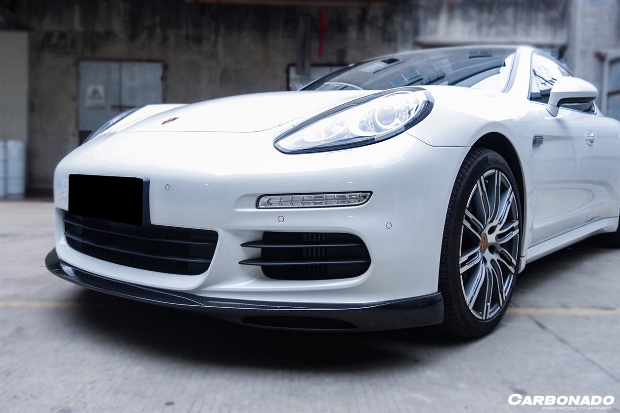 2013 - 2016 Porsche Panamera 970.2 GMT Style Carbon Fiber Front Lip