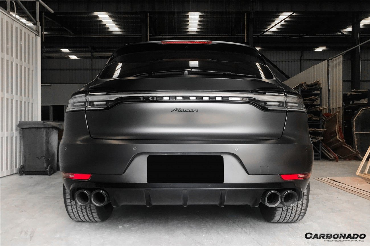 2018 - 2021 Porsche Macan TA Style Carbon Fiber Rear Decklid Spoiler