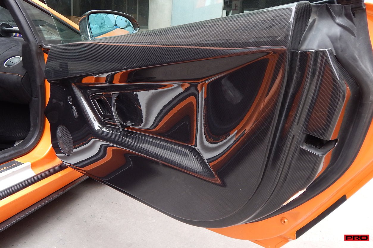 2004 - 2014 Lamborghini Gallardo Coupe Carbon Fiber Inner Door Panels