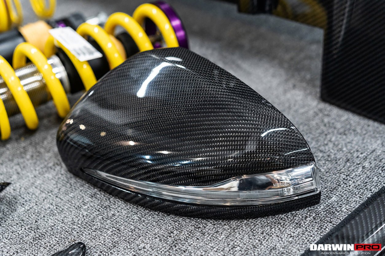 2014 - 2021 Mercedes Benz C-Class W205/ S-Class W222 C217/ E-Class W213 2/4 Door Dry Carbon Fiber Mirror Housing Replacement
