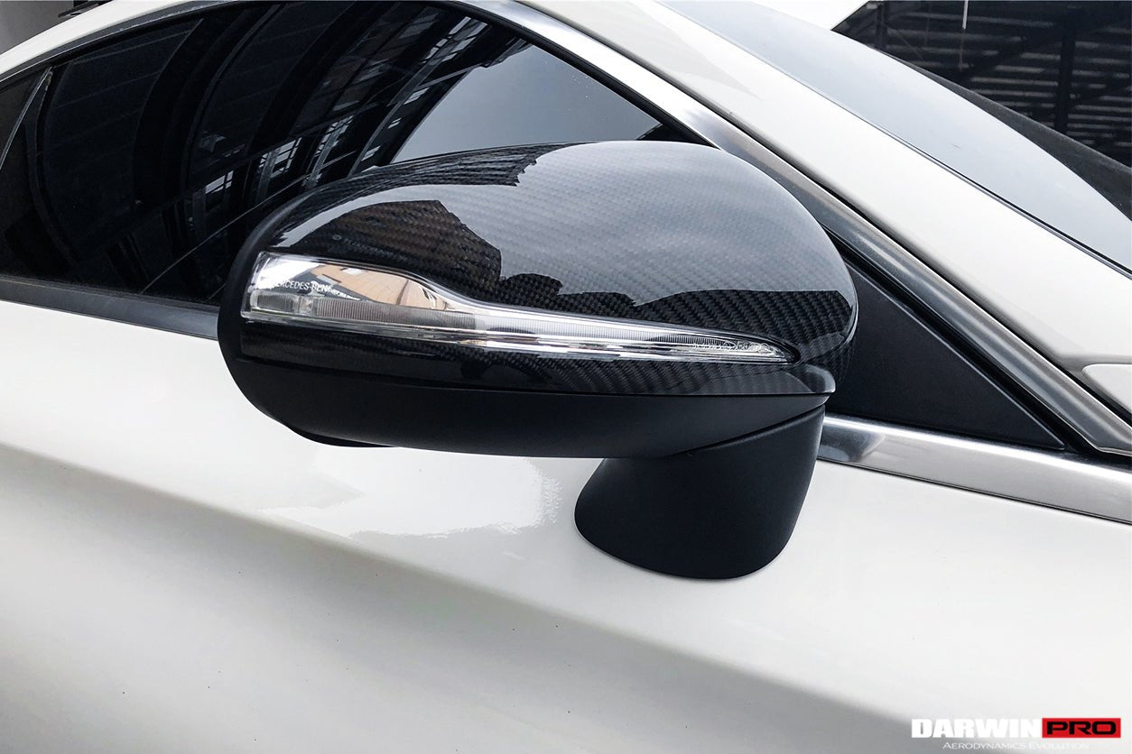 2014 - 2021 Mercedes Benz C-Class W205/ S-Class W222 C217/ E-Class W213 2/4 Door Dry Carbon Fiber Mirror Housing Replacement