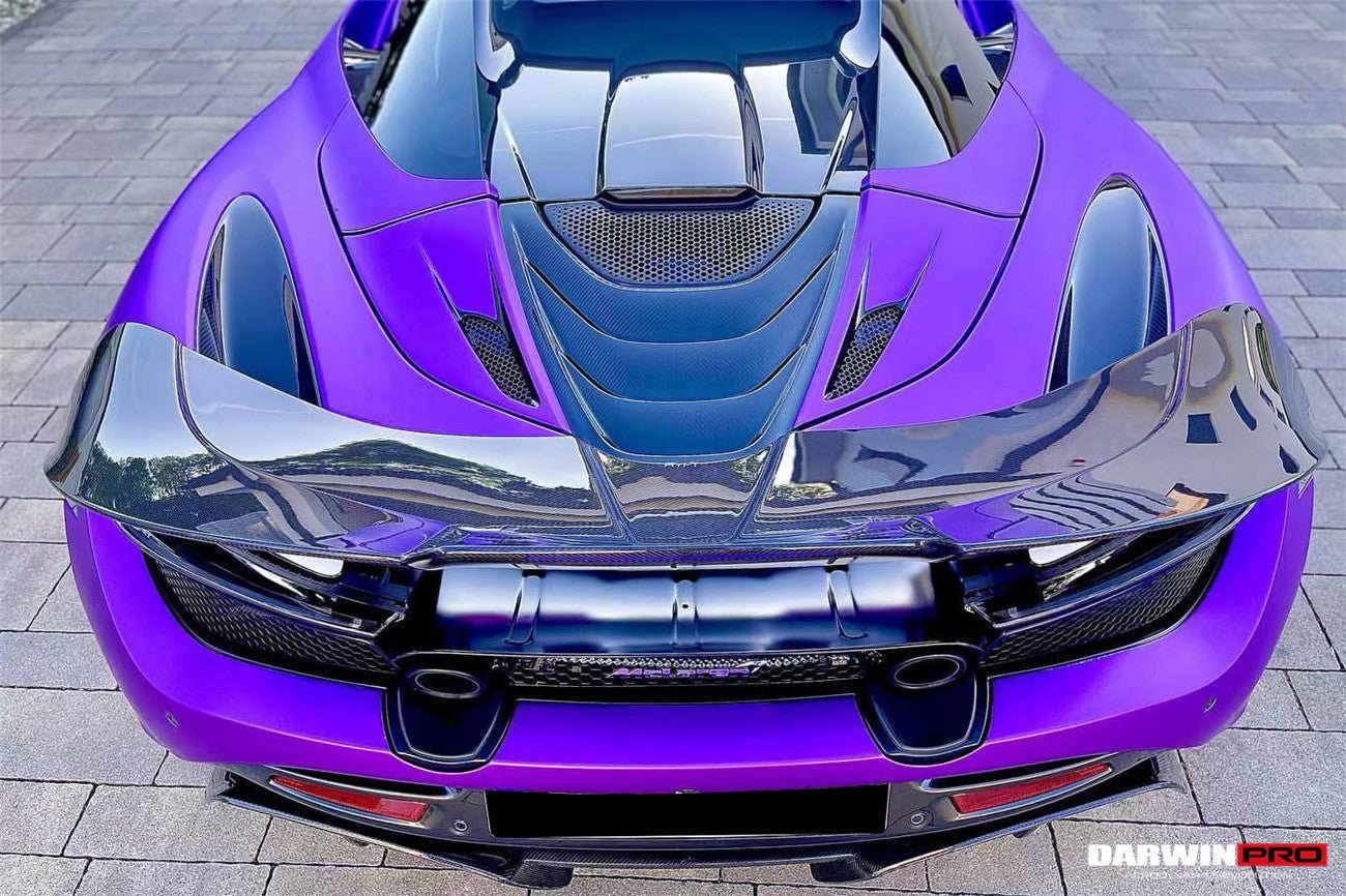 2017 - 2022 McLaren 720s Spyder Dry Carbon Fiber Engine Cover Replacement