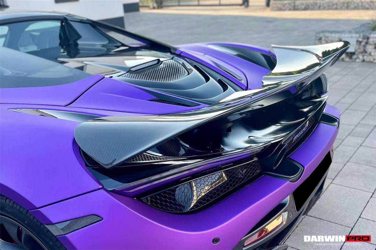 2017 - 2022 McLaren 720s Spyder Dry Carbon Fiber Engine Cover Replacement