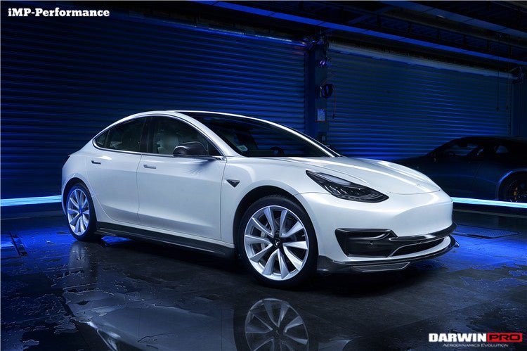 2017 - 2023 Tesla Model 3 IMP Performance Carbon Fiber Middle Front Lip