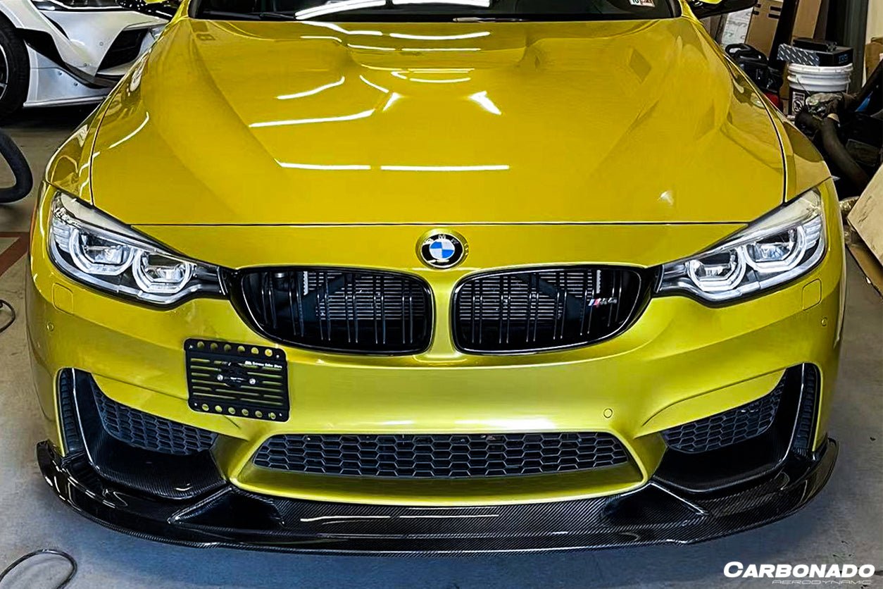 2014-2020 BMW M3 F80 & M4 F82 BS Style Carbon Fiber Front Lip