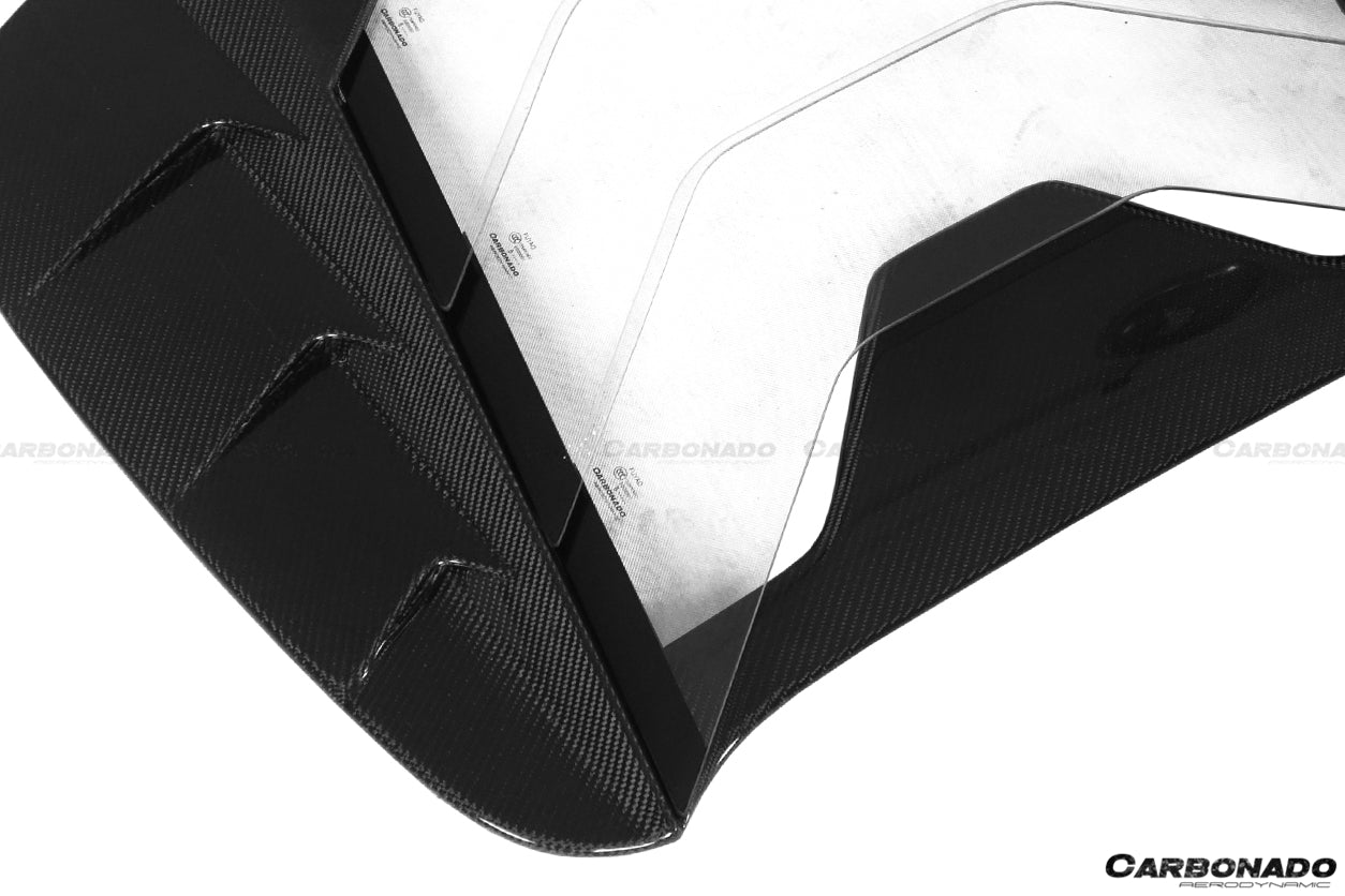 2015 - 2020 Ferrari 488 Spyder MSY Style Carbon Fiber Engine Hood