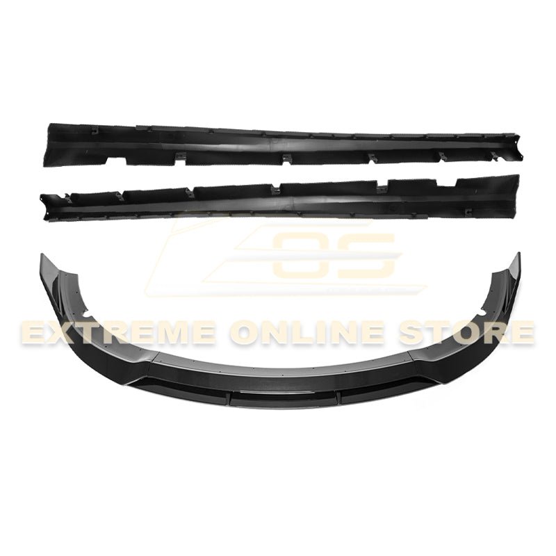 Dodge Charger LD SRT Style Front Splitter Side Skirts Rocker Panel Kit 2015-Up