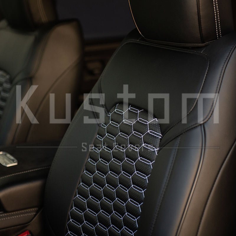 2019-up-ram-1500-premium-custom-leather-seat-coversCrew Cab W/ Front Middle Jump Seat