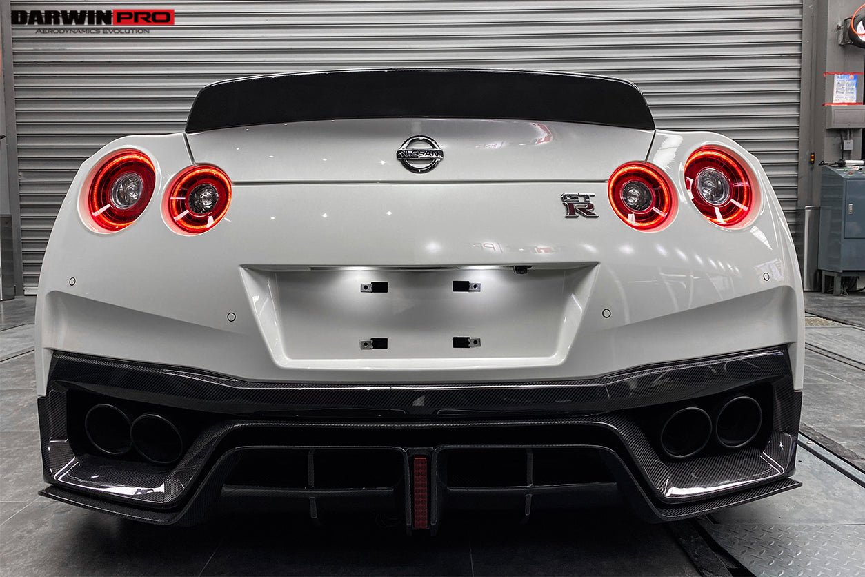 2017 - 2022 Nissan GTR R35 EBA BKSS Style Carbon Fiber Rear Diffuser