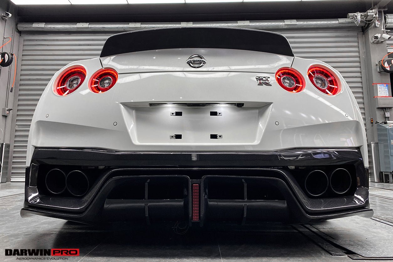 2017 - 2022 Nissan GTR R35 EBA BKSS Style Carbon Fiber Rear Diffuser