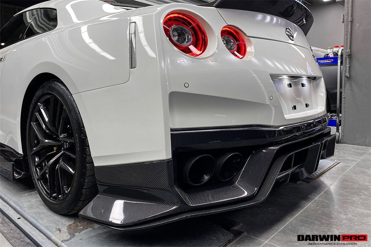 2017 - 2022 Nissan GTR R35 EBA BKSS Style Carbon Fiber Rear Diffuser